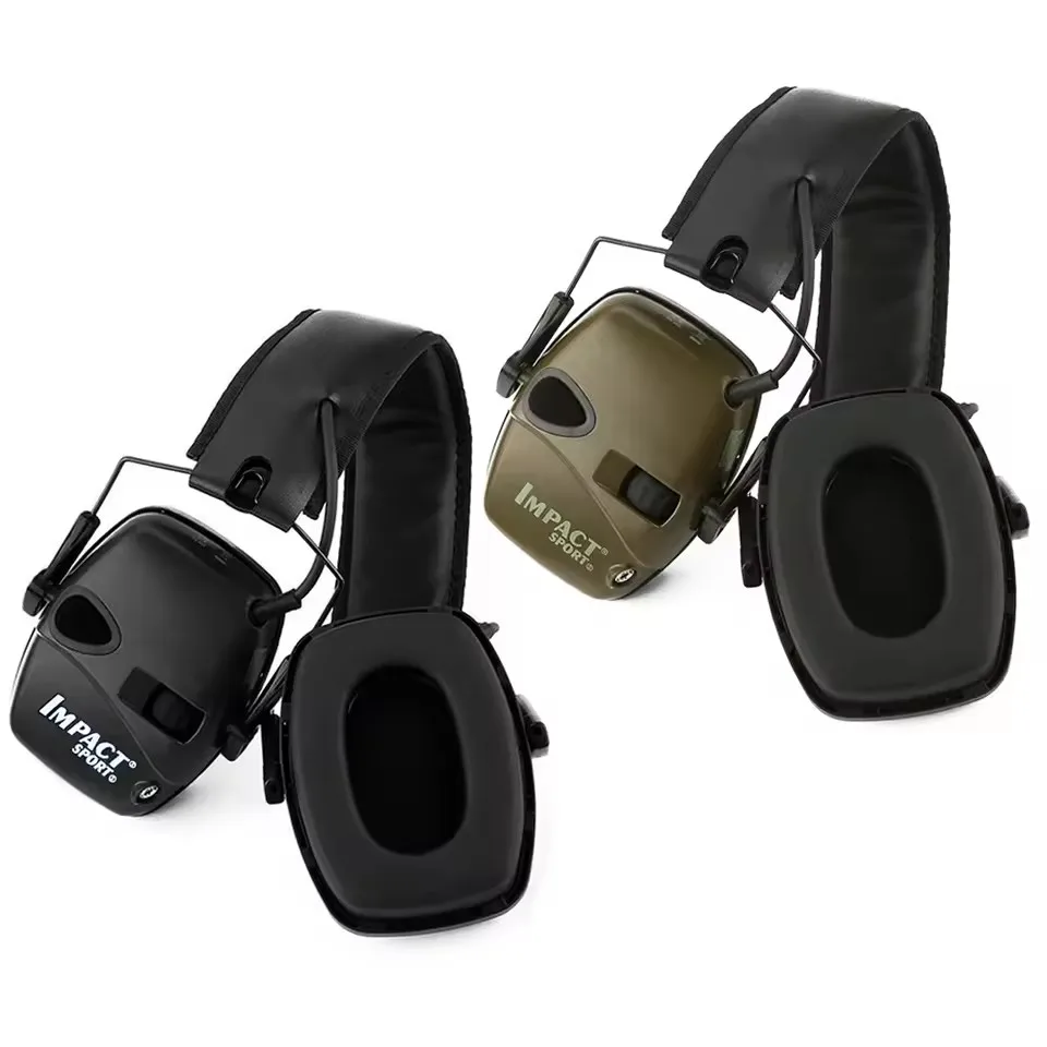 Tactical electronic headphones.Active noise reduction NRR22dB.Protect your hearing and amplify the sound 4 times
