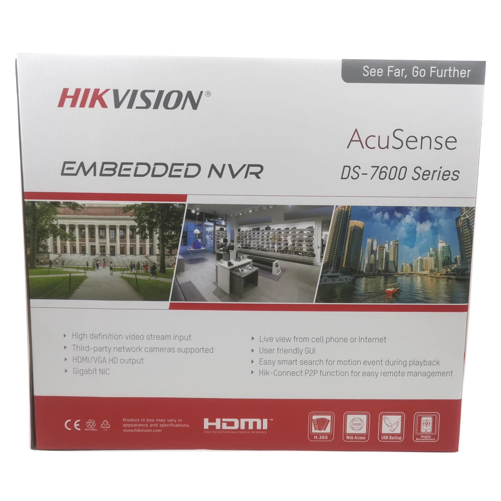 Hikvision-مسجل فيديو شبكي أصلي ، ، 8P ، 50 P/16P ، 4K H.265 + ، 2 منافذ SATA ، H.265 + ، 4K #2