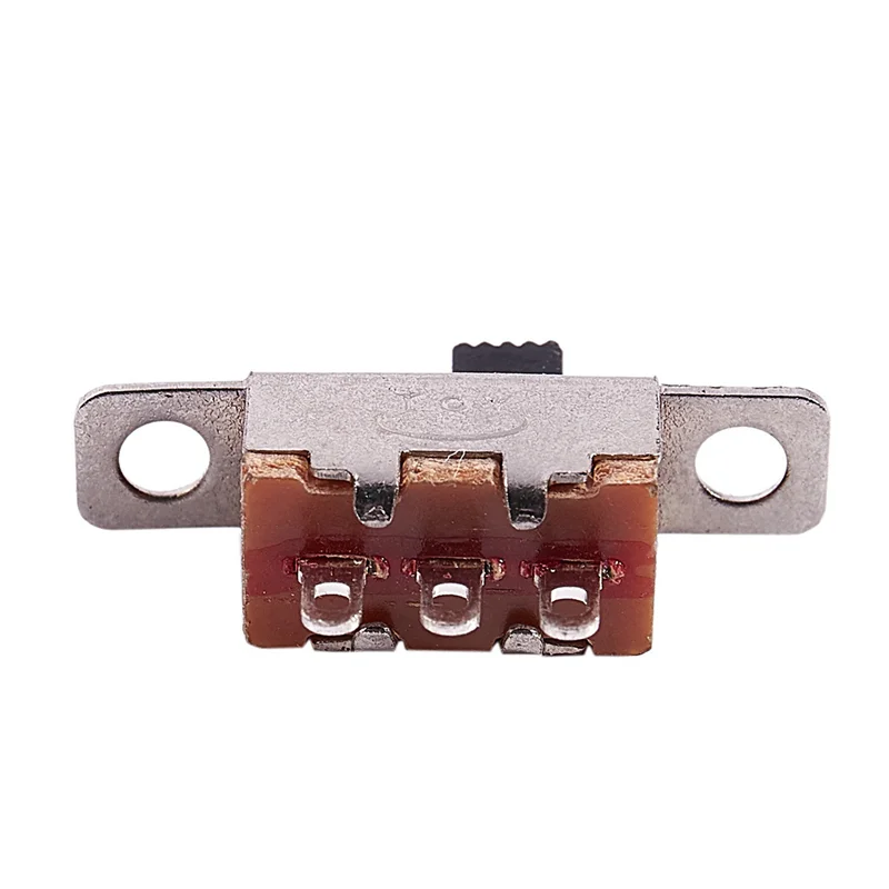 AB35-20 Pcs X On-Off 2 Position SPDT 1P2T Panel Mini Slide Switch Solder Lug SS12F15G3