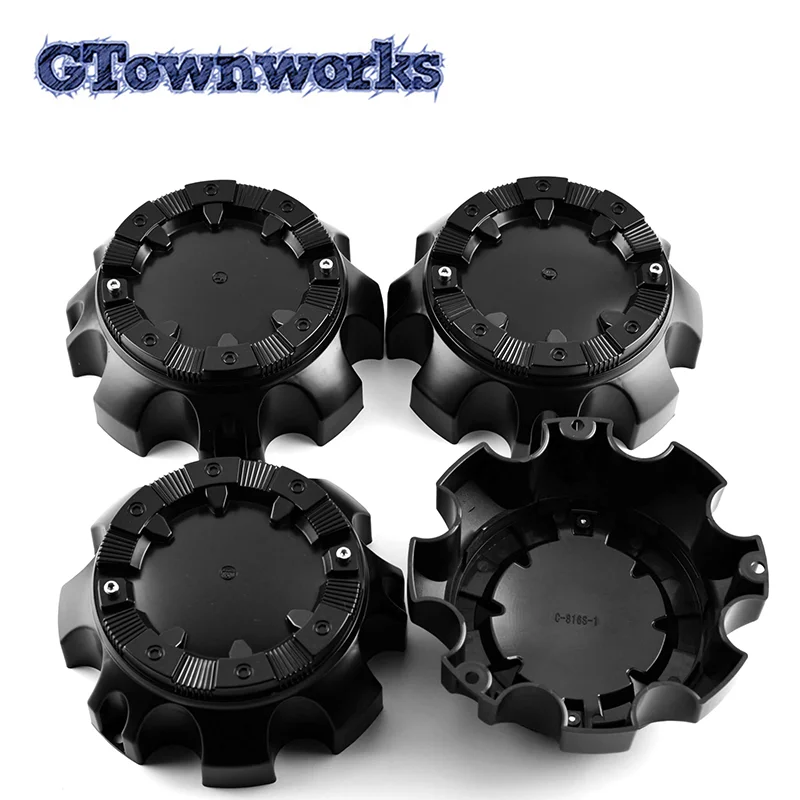 

4pcs 167mm 114mm Hollow Point Wheel Hub Cover For C-816S C-816S-01SB Dust Refits Styling Car Accessories Black