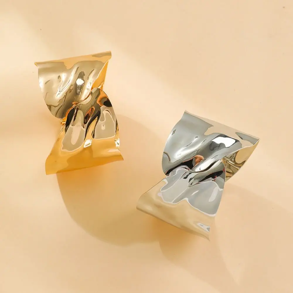 Metal Wide Irregular Open Bangle Europe American Style Alloy Cuff Bangles Minority Design Jewelry Accessories