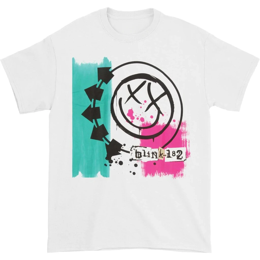Camiseta Casual Unissex de Luxo da Banda Punk Blink 182 - Lançamento 2026