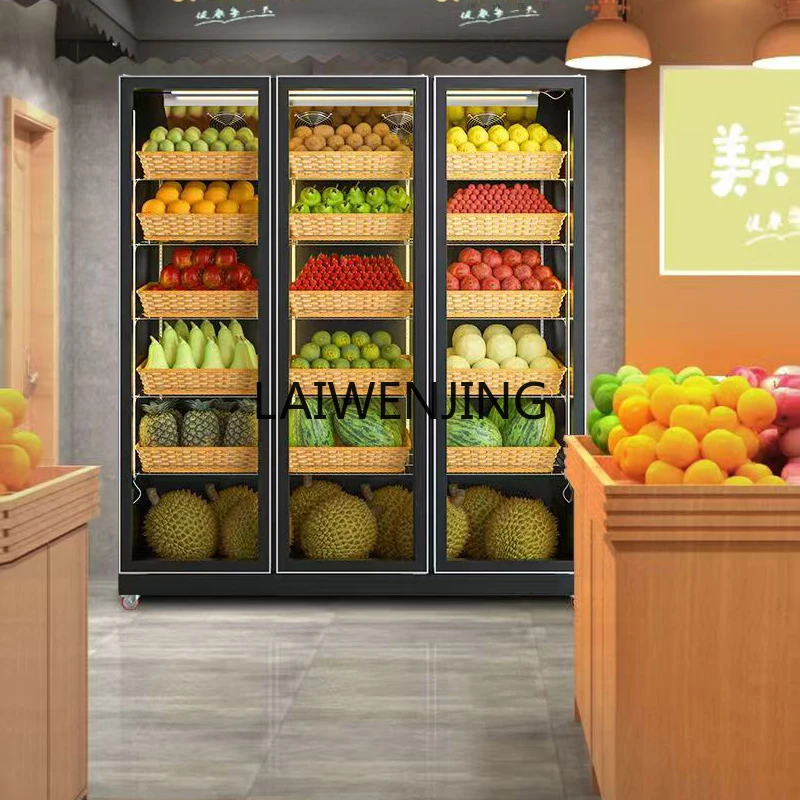 SGF fruit crisper vegetable display refrigerated a la carte cabinet