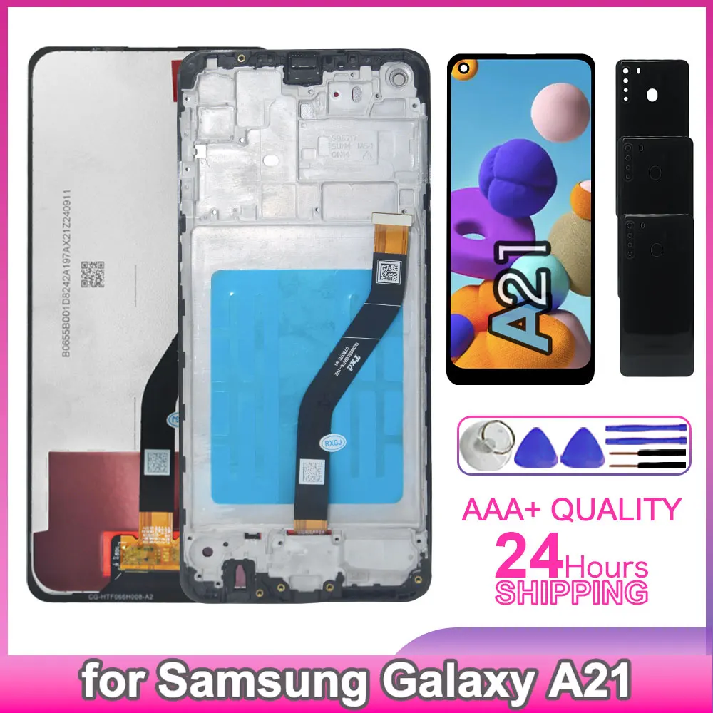 New LCD for Samsung Galaxy A21 LCD Display Touch Screen Digitizer for Samsung A21 A215F A215U Phone LCD Screen Replacement
