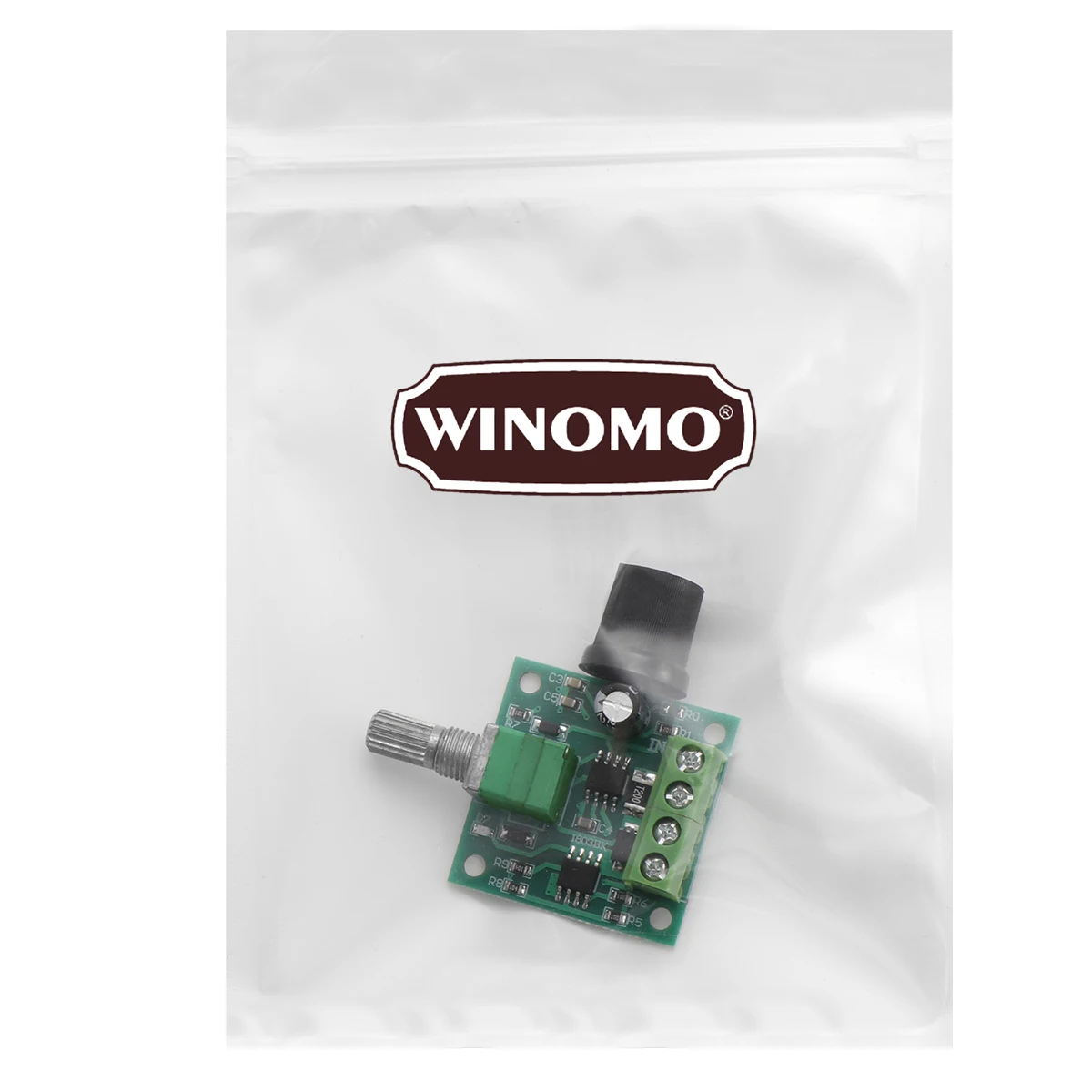 

Winomo 1.8V-12V 2A Pwm Dc Motor Controller Adjustable 0-100 Duty Cycle Self-Recovery Fuse Power-on LED Stable Performance