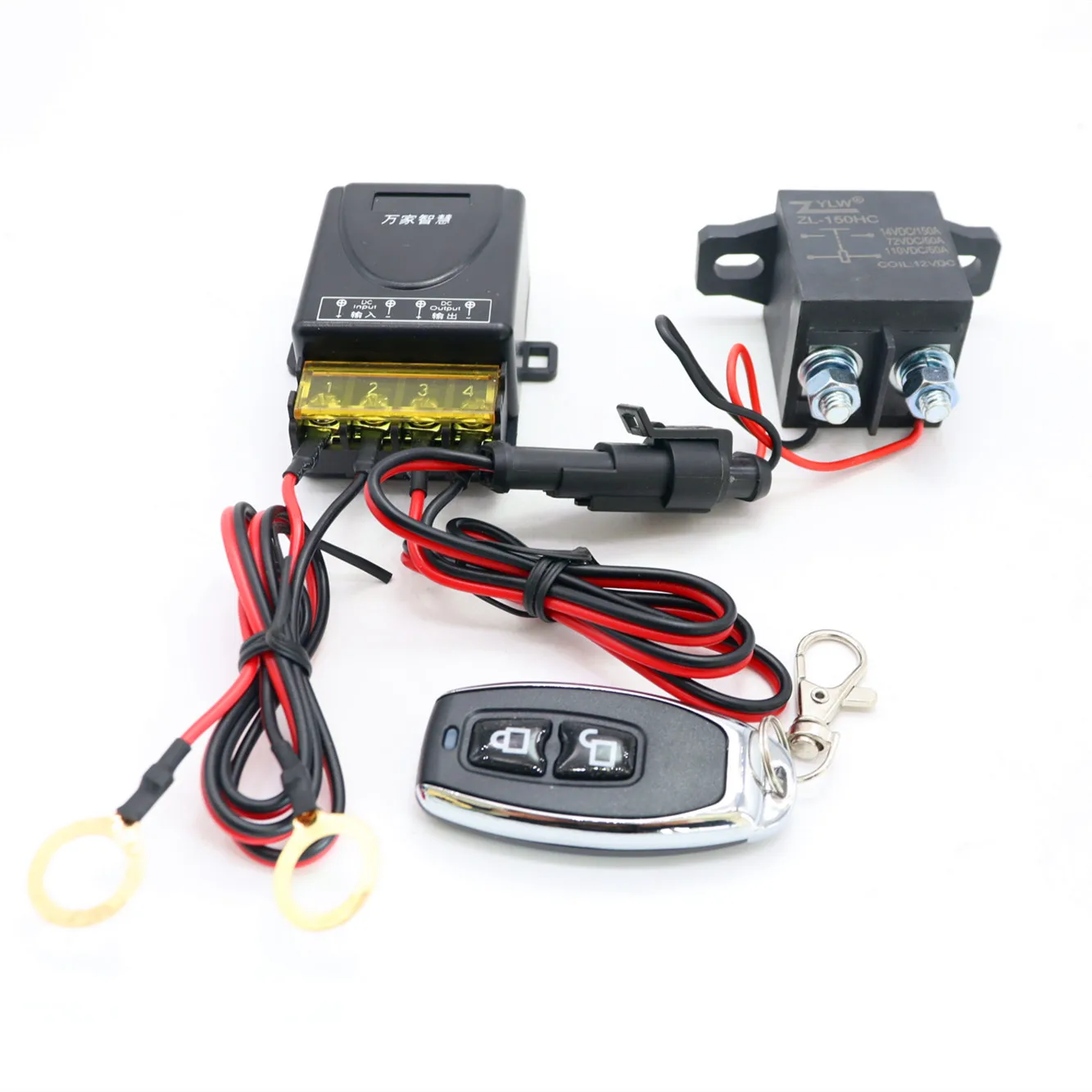 

150A Remote Control Car Relay Battery Leakage Prevention 12V24V48V60V72V Starter Motor Control Switch