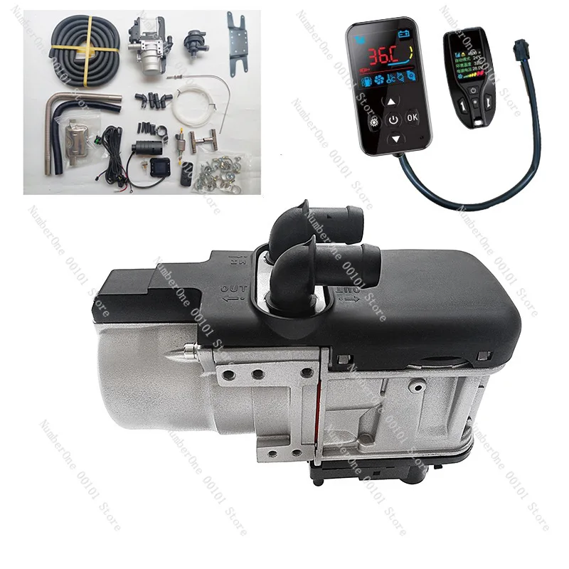 12V Plumbing Parking Heater 5KW  and Diesel GeneralEngine Preheating BidirectionalRemote Control Small Water Tank Boiler