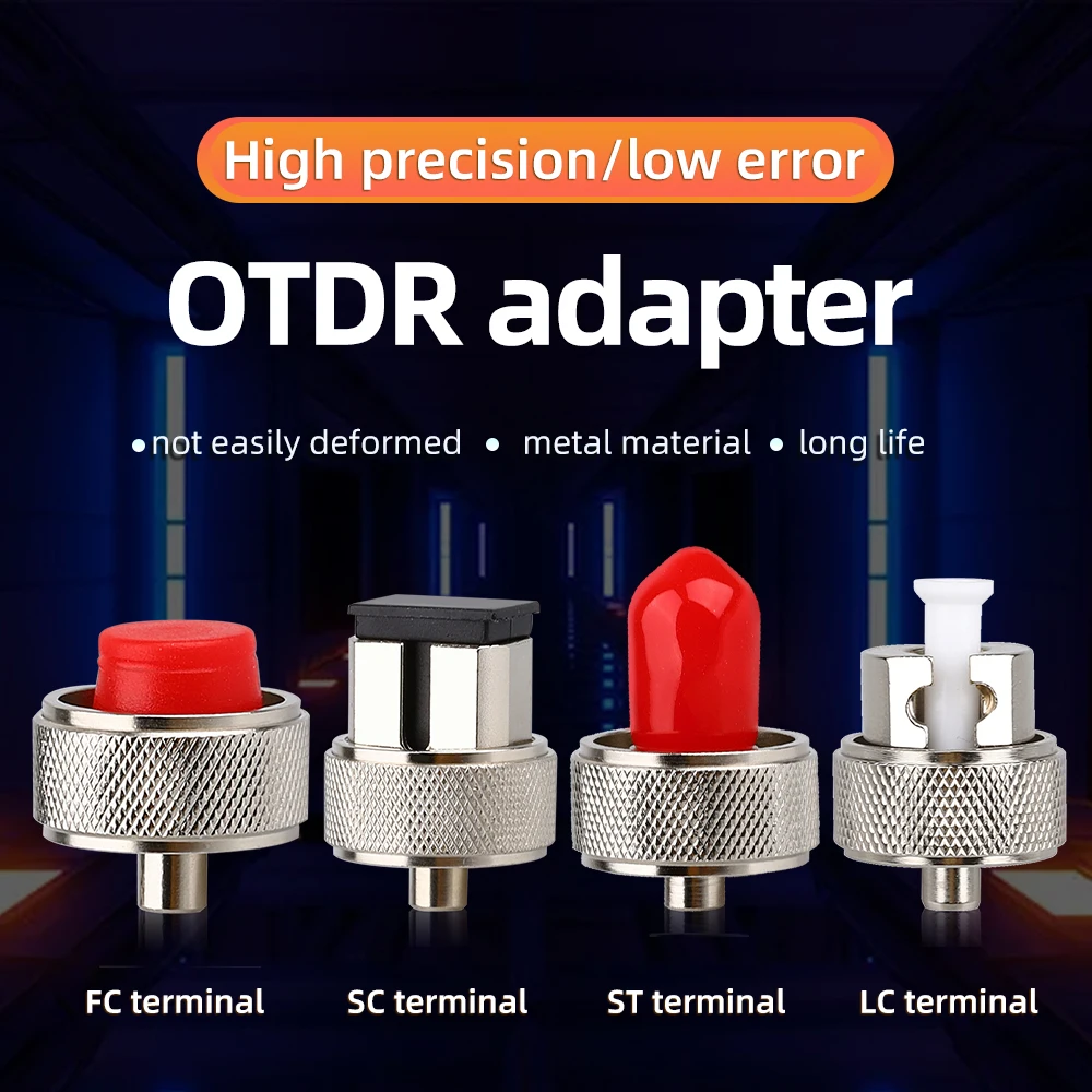 OTDR transfer connector FC ST SC LC APC adaptor OTDR Fiber Optic Connector For Optical Time Domain Reflectometer Fiber Adapter