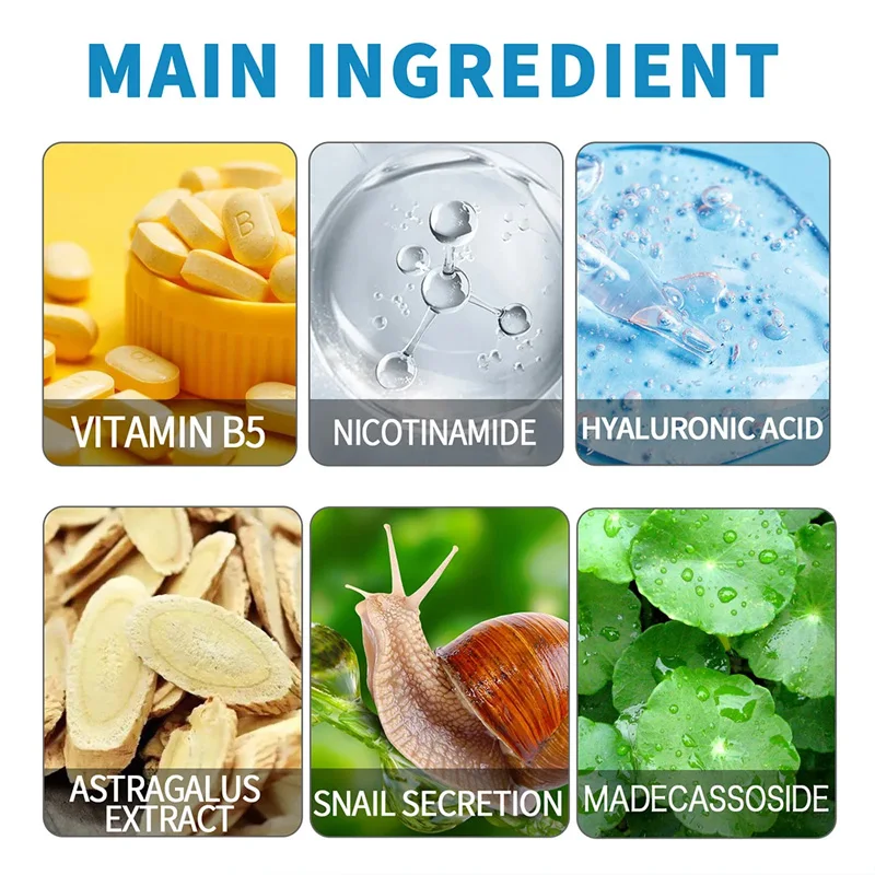 1/3/5pcs B5 Shrink Pores Serum Pure Hyaluronic Acid Lifting Firming Fine Lines Reduce Lightening Dark Circle 30ML Hyalu Essence, image 4