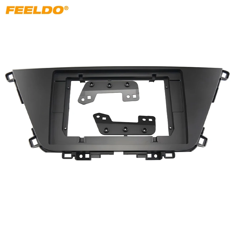 

Автомобильная аудиосистема 10,1 дюйма, головное устройство с большим экраном, панель приборной панели, комплект рамки, адаптер для KIA Carens 2022, рама радиоприемника