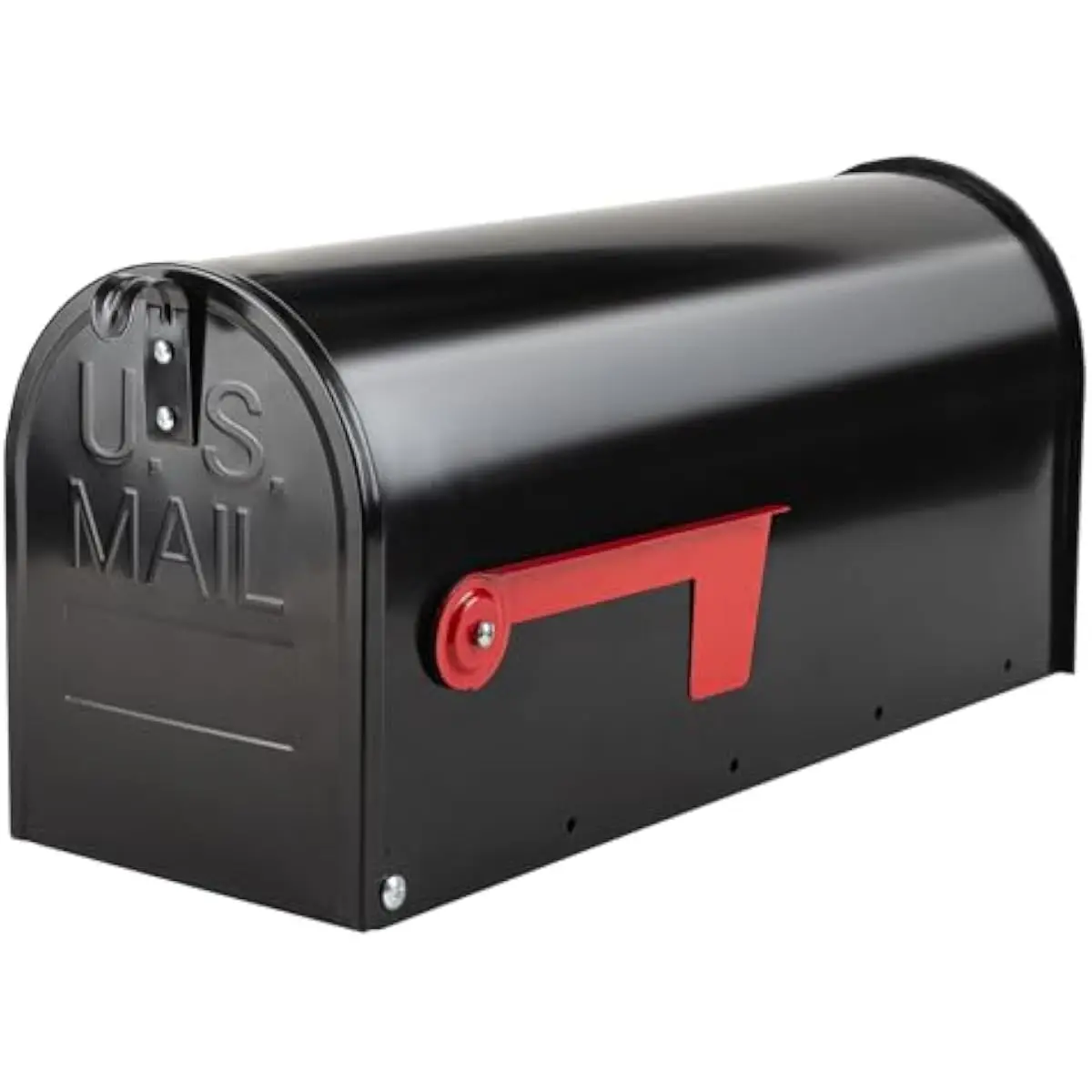 Heavy-duty galvanized steel outdoor mailbox with weatherproof powder coating lockable door spacious 20-inch interior reinforced