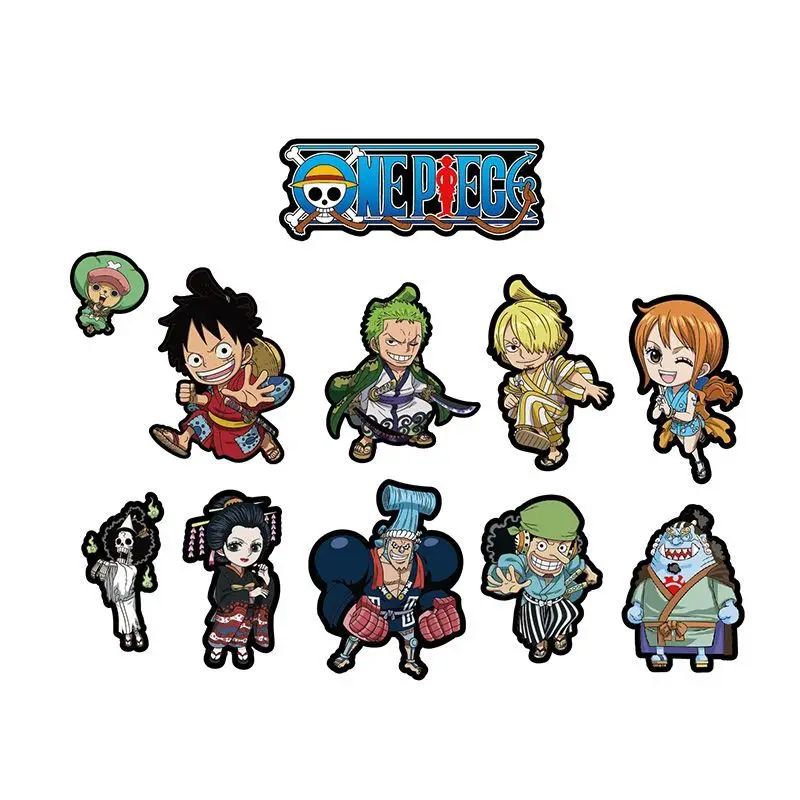

One Piece Monkey · D · Luffy Cartoon Anime Magnetic Refrigerator Stickers Creative Personality Home Car Decoration Stickers Gift