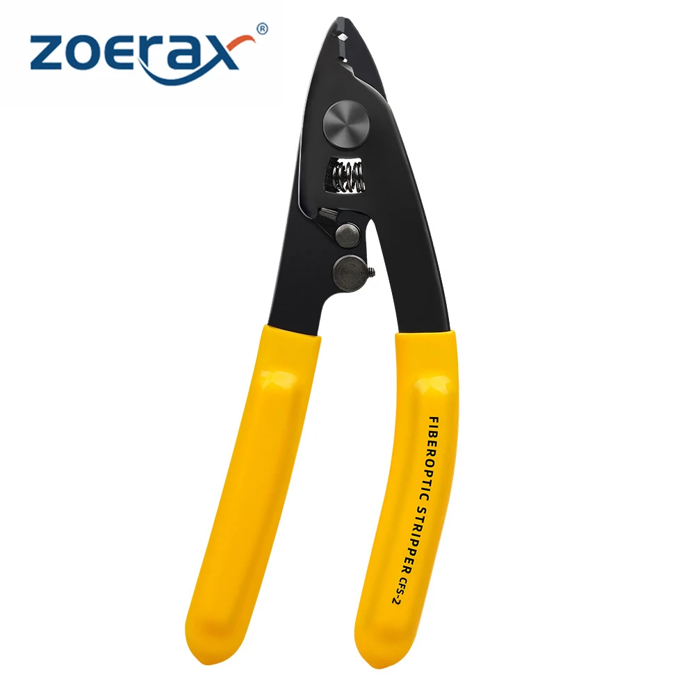 

ZoeRax CFS-2 Series Dual Hole Precision Fiber Stripper Pliers Efficient Fiber Stripping Tool for FTTH Maintenance Pliers