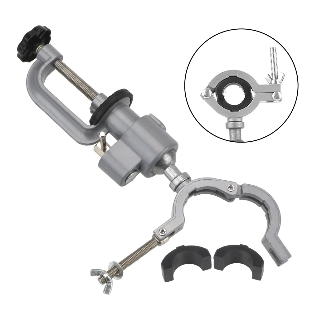 Multifunctional Stand Bench Vise Clamp Electric Drill Stand Holder Bracket Rotating Table Vise Swivel