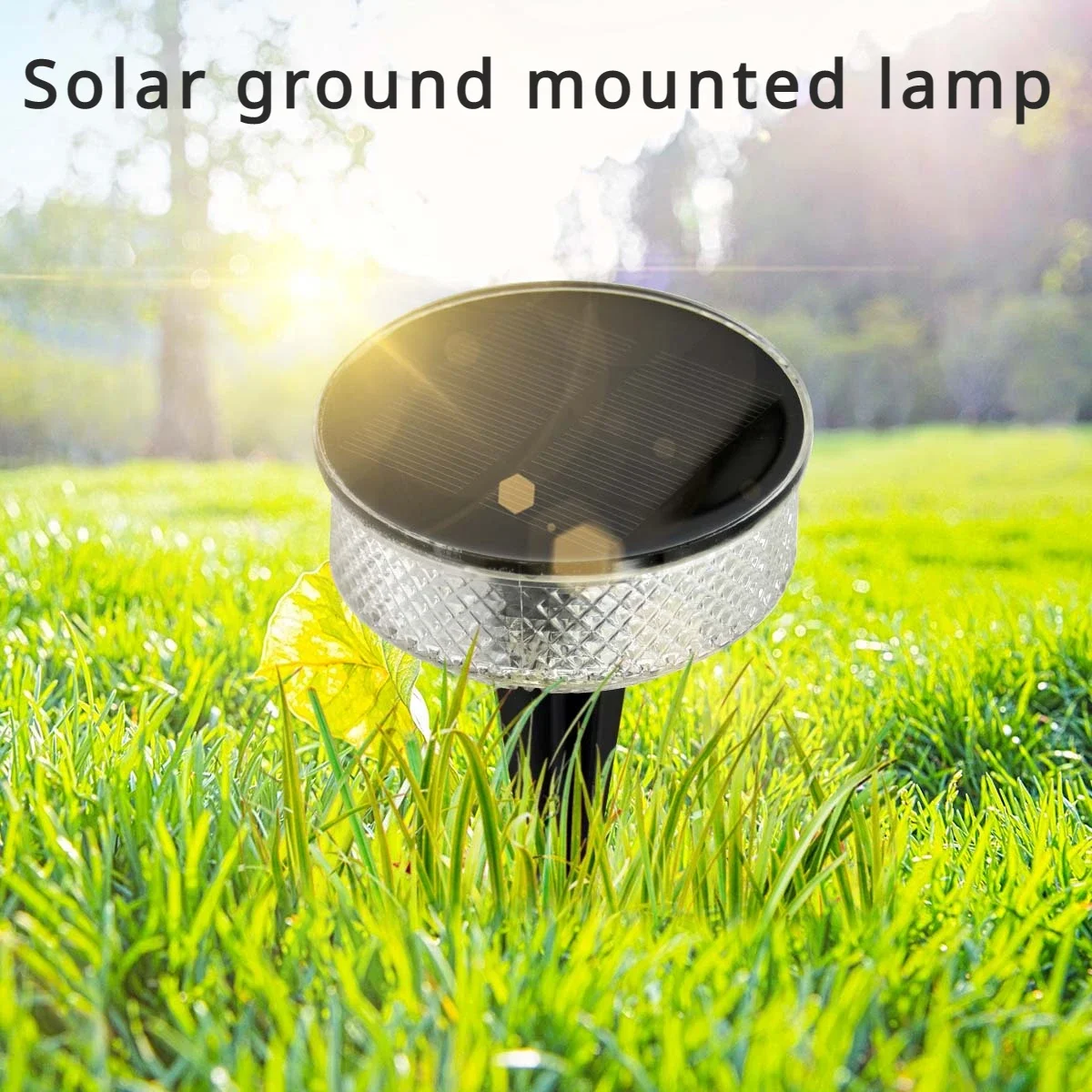 

Solar Lawn Floor Mounted Light with Zero Electricity Cost, Light Control Induction, Solar Courtyard Garden Outdoor Lighting