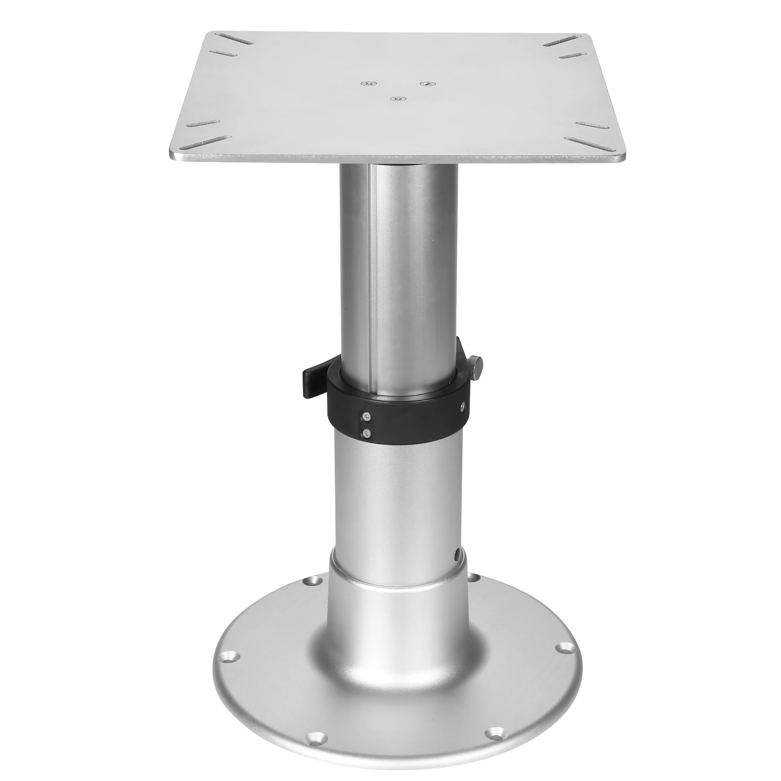 

RV Table Pedestal Stand Leg Detachable 3-Level Telescopic Desk Leg Aluminum Alloy 13-28 Inch Height Range with Gas Lift for Boat
