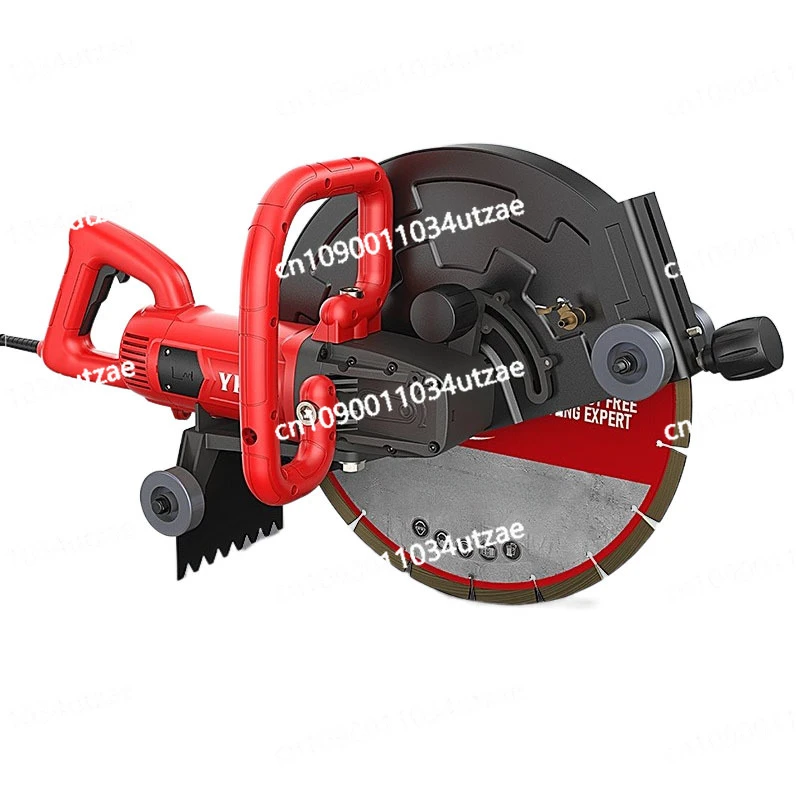 Multi-function Wall Slotting Machine Handheld Wall Chaser Concrete Cutter  Dust Free Stone Road Cutting Machine