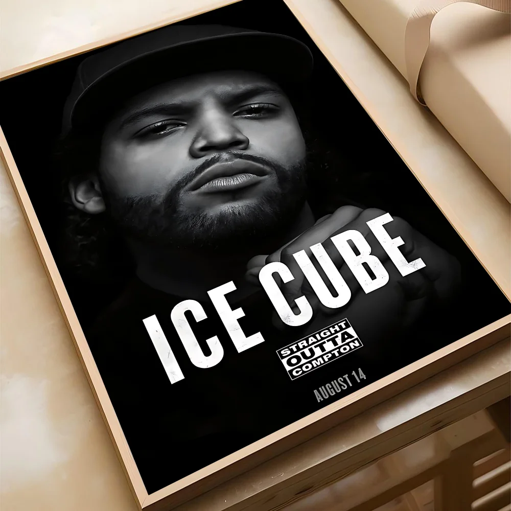 N-NWA Hip Hop Rapper Straight Outta Compton Poster Home Living Room Bedroom Bar Cafe Art Decor