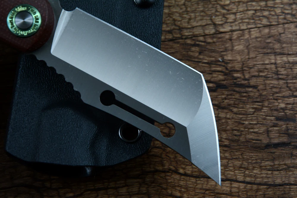 TWOSUN TS534 Fixed Hunting Knives D2 Blade Kydex Sheath for Survival Outdoor Camping EDC