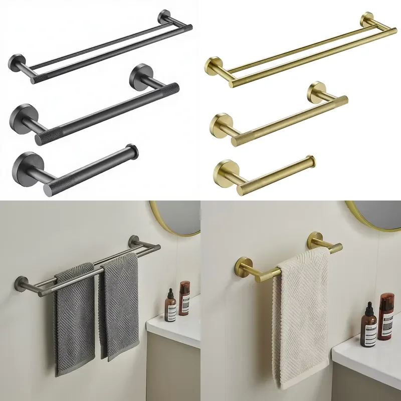 for Stainless Steel Bathroom Towel  Wall Mounted   Extended  Paper Holder Antibacterial
