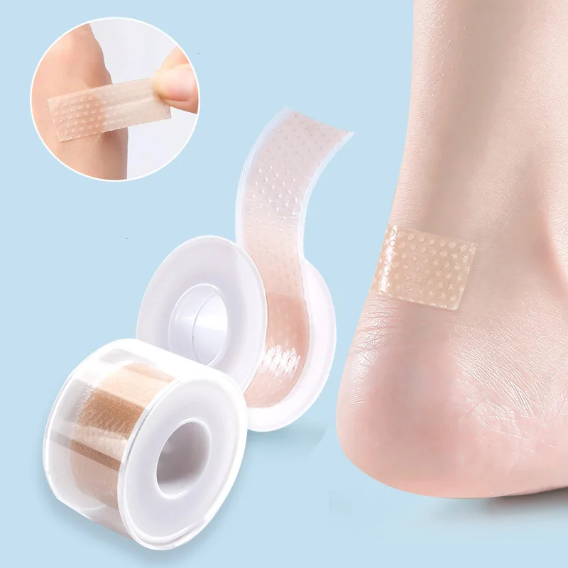 

2*100cm Gel Heel Protector Foot Patches Adhesive Blister Pads Heel Liner Shoes Stickers For Relief Pain Foot Care Cushion