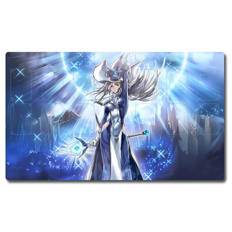 Yu-Gi-Oh! Silent Magician TCG DIY self-made Anime Game Battle card Rubber Card Pad Mouse Pad Keyboard Pad 600*350*2mm