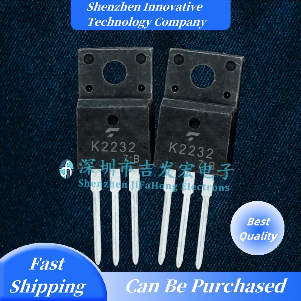 10PCS K2232 2SK2232  TO-220F 60V 25A  Best Quality   Fast Shipping In Stock