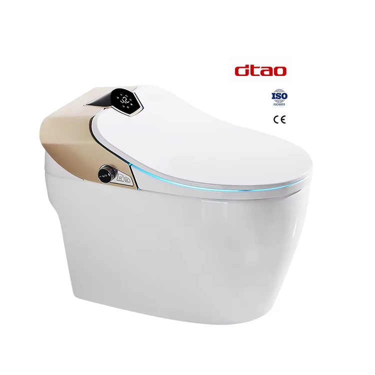 

Умный унитаз-моноблок с автоматическим смывом в японском стиле для ванной комнаты