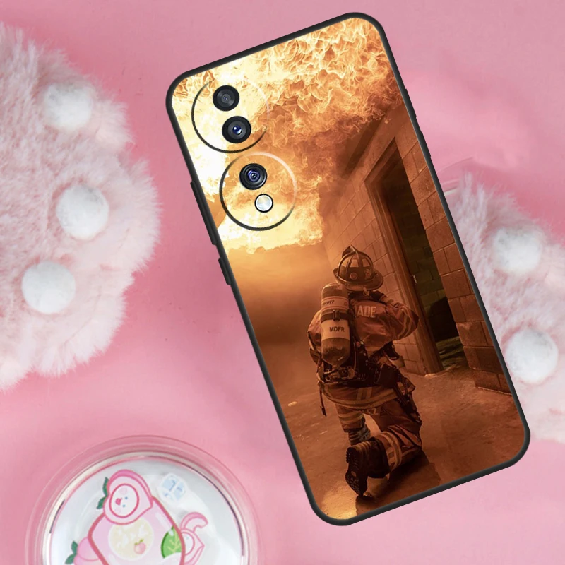 حافظة رجال الإطفاء Heroes لهاتف Honor 70 90 50 Lite X9c X8a X8b X9b X9a X8 X9 Honor 200 Lite Magic 5 6 7 Pro