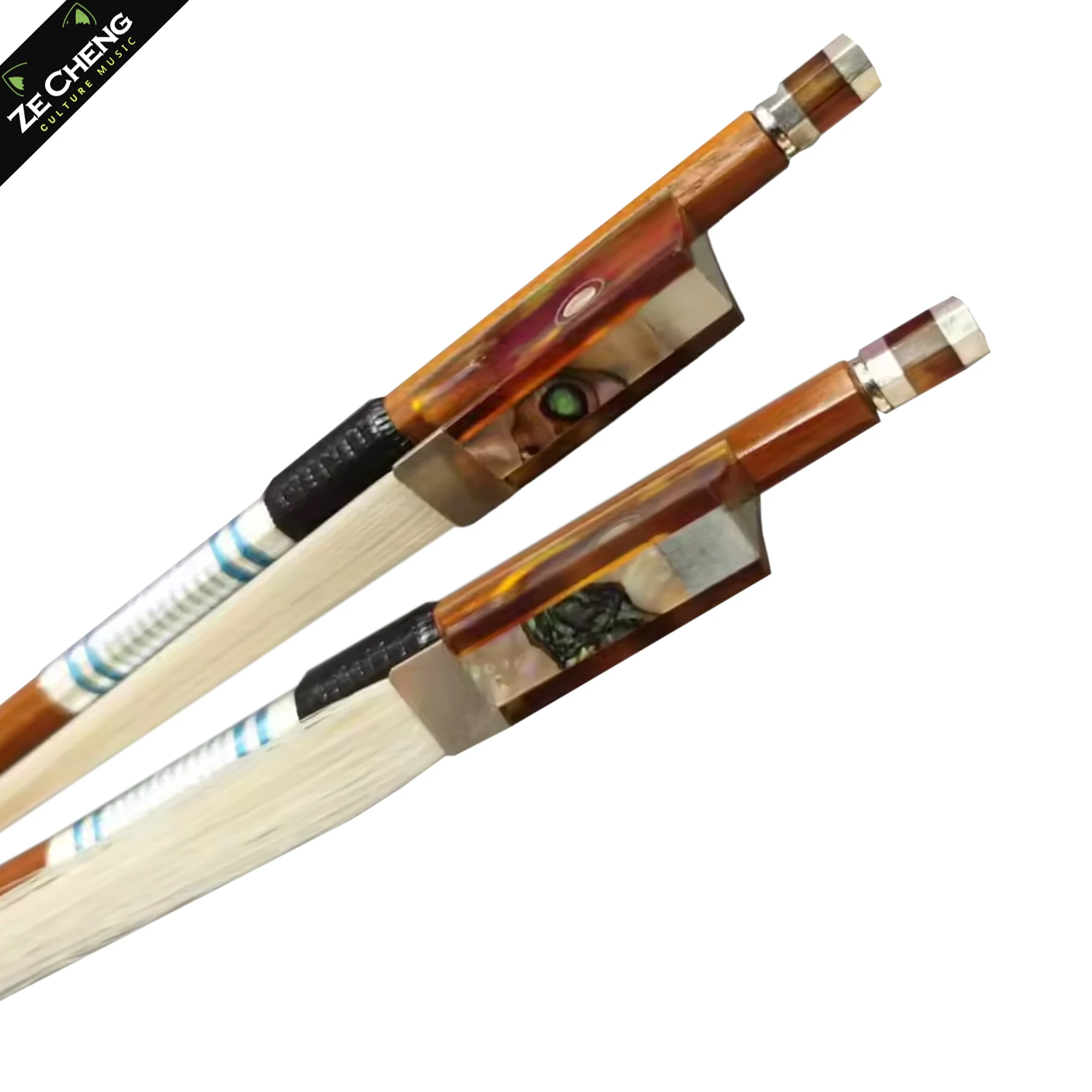 4/4 Size Violin Bow German Hematite Violin Bow Tortoise Shell Accessories Violin Bow Violin Parts Accessories