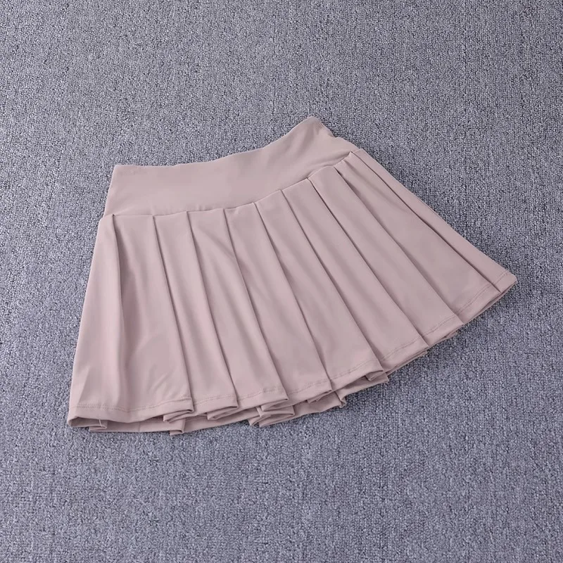 Women\'s Quick Dry Pleated Tennis Skirts Mid Waisted Cute Athletic Workout Running Sports Golf Skorts
