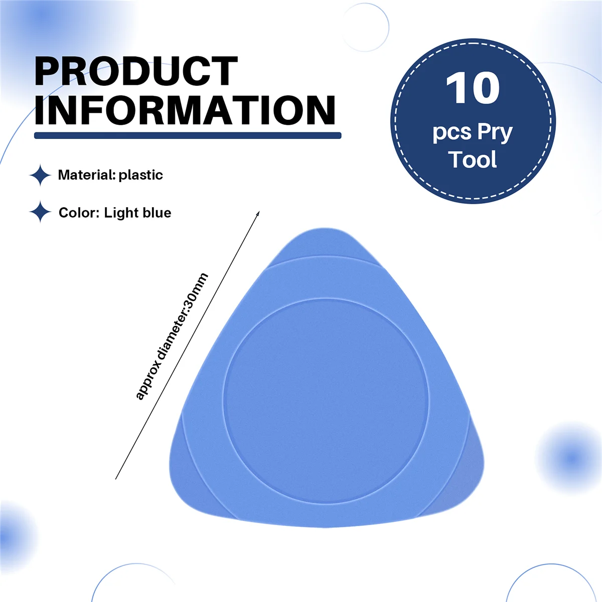 10 قطعة أداة فتح حدق للهاتف الخليوي الهاتف المحمول آيفون شاشة حالة LCD المساعد الشخصي الرقمي إصلاح الكمبيوتر المحمول/الجيتار اختيار الضوء الأزرق الساخن