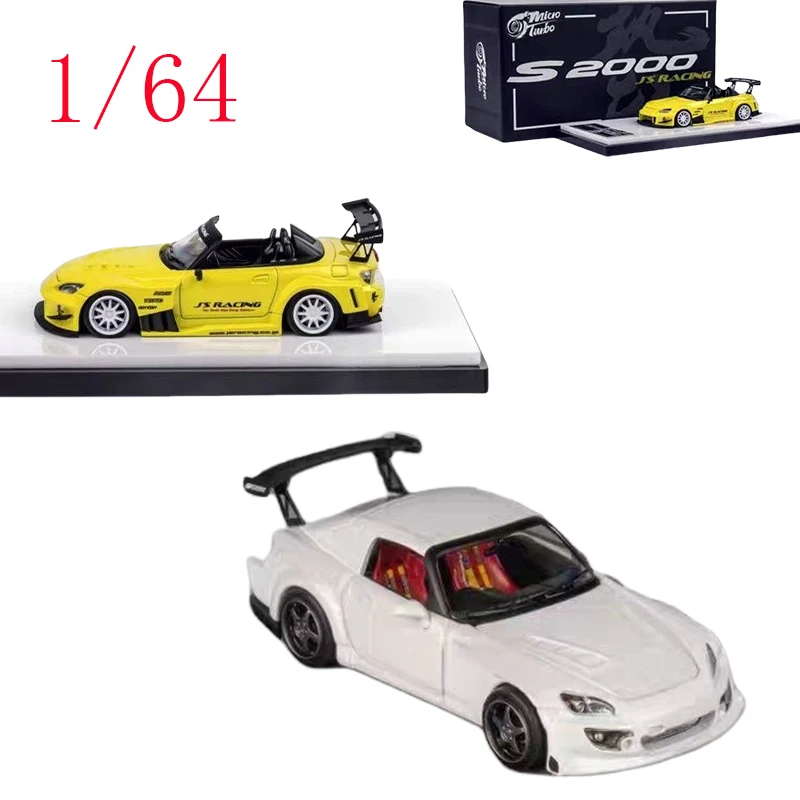 

‌ MicroTurbo MT Литой под давлением 1:64 ‌ Масштаб Honda S2000, ложка, спортивный автомобиль, модель автомобиля из сплава, подарки для мальчиков