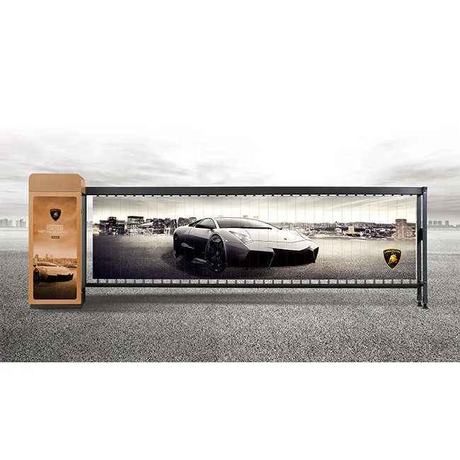 ACS AUTO AD بوابة حاجز ذكية جديدة للطرق السريعة الخارجية ومواقف السيارات للإعلان عن نظام مواقف السيارات المجتمعية