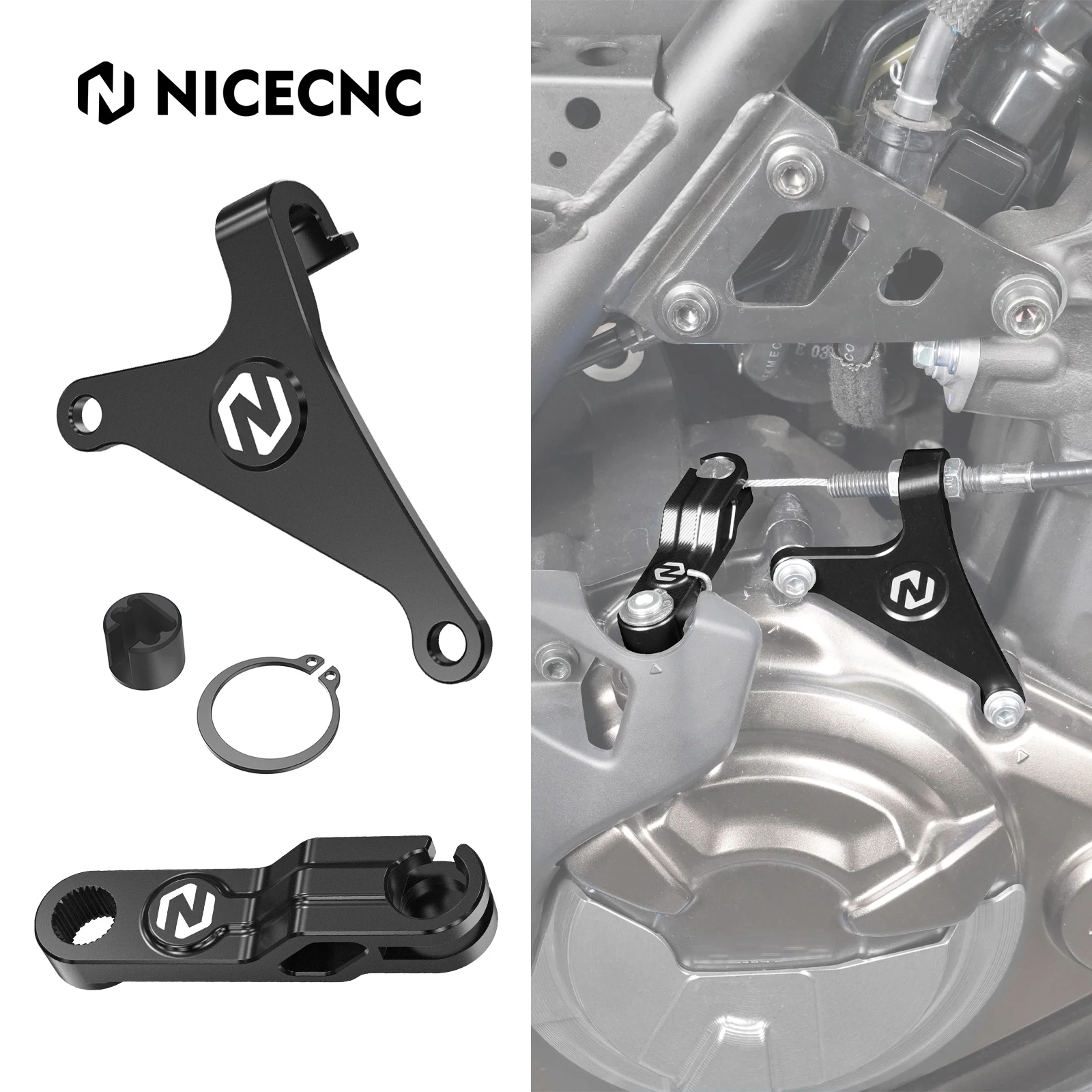 For 19-24 Yamaha Tenere 700/Rally Motorcycle EasyPull Clutch Lever Arm Extension for Yamaha MT-07 MT07 2018 2019 2020 2021 2022