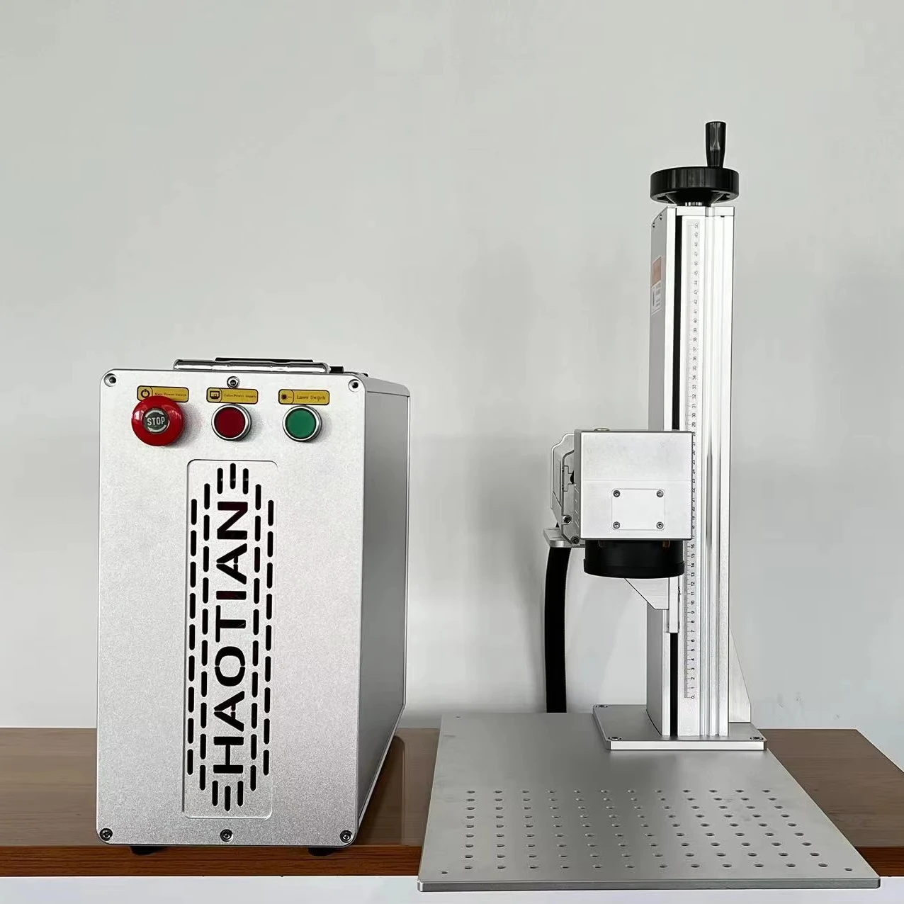 Multifunctional 100W Fiber Laser Marking Machine Supports AI DXF DST PLT DWG BMP Formats Home Use Advertising Air Laser Printer