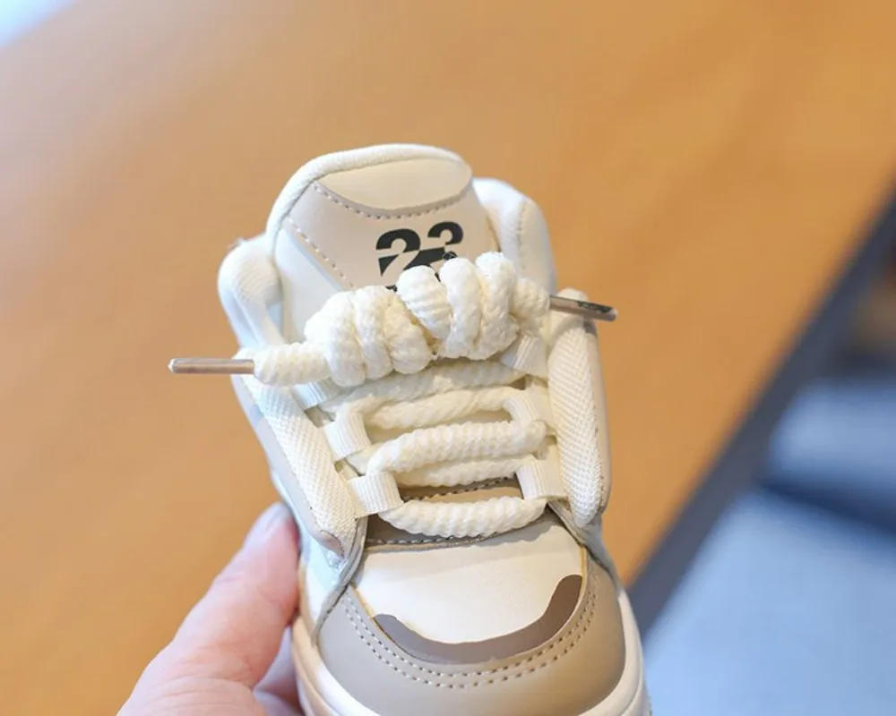 Children's Spring 2025 kids Sports Shoes Boys Casual Trend Board Shoes High Top Girls Fashion Dopamine Running Shoes Sneakers