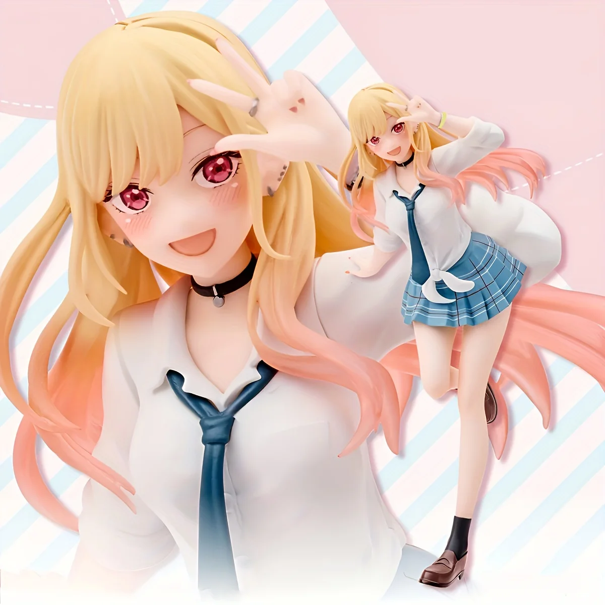

My Dress-Up Darling Anime Figure Kitagawa Marin Statues Home Decor Ornaments Festival Gifts Collectibles Handmade Customizable