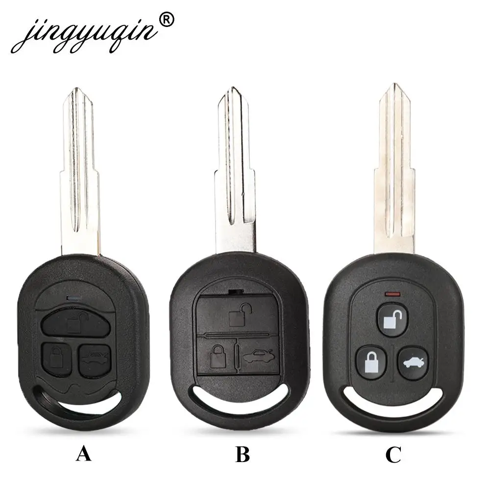 jingyuqin Remote Key Shell For Buick 2003-2005 Excelle HRV Car Key Blanks Case For Chevrolet lachetti Car Key Fob Uncut Blade