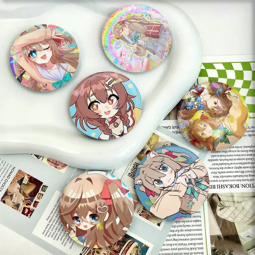 

Neuro Sama Vtuber Badges 25 32 44 58 75 mm Round Fans Collect Friends Gifts Brooch Souvenir