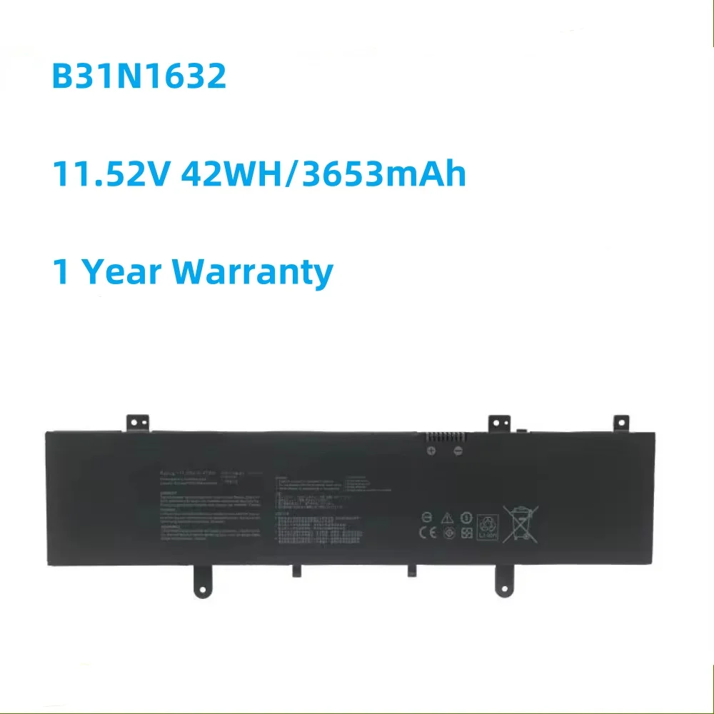 

B31N1632 Laptop Battery ASUS ZenBook 14 X405 X405U X405UA 3ICP5/57/81 0B200-02540000 0B200-02540000 11.52V 42WH