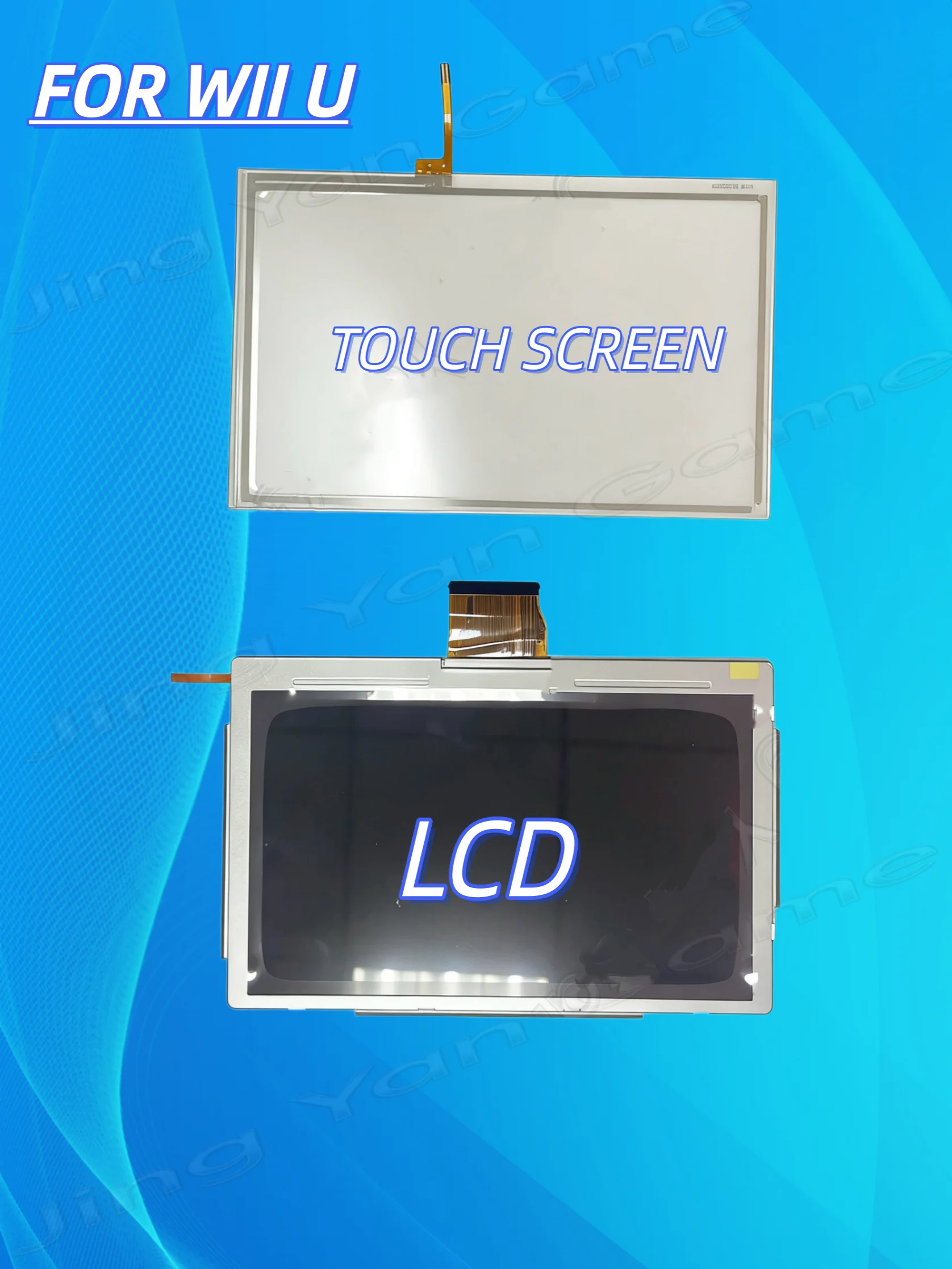 LCD Display Screen Replacement for WiiU Controller Console Touch Digitized Panel Gamepad