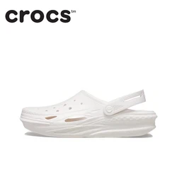 Original Crocs Classic Clog Off Grid Casual Sandals Unisex Closed-Toe Slip-Ons Outdoor Men's Breathable Beach Shoes 209501-100