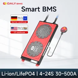 Daly Smart BMS Li-ion 7S LiFePo4 4S APP BMS 8S 24V Lifepo4 BMS 16S 48V Parallel Bluetooth Solar Energy Inverter Power Bank