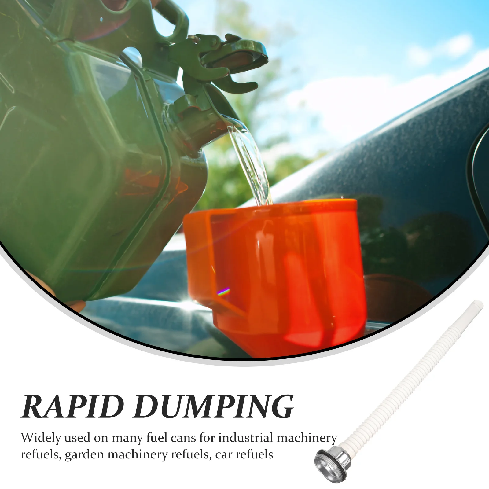 

3pcs Gas For Oil Pourer Nozzles Can Spouts Portable Gas Nozzles For Oil Pourer Replacement Diesel Can Spouts