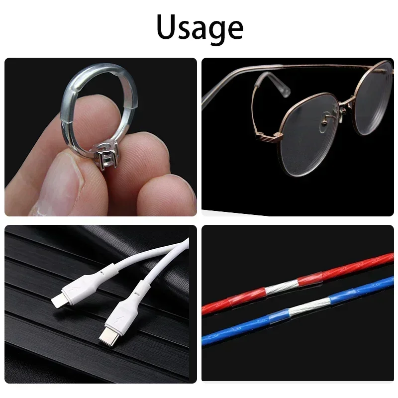 1~100m Heat Shrink Tube Super Thin Wall 1~ 20mm Flexible Heat Shrinkable Earphone Line Audio Cable Sleeve Wrapping Sheath