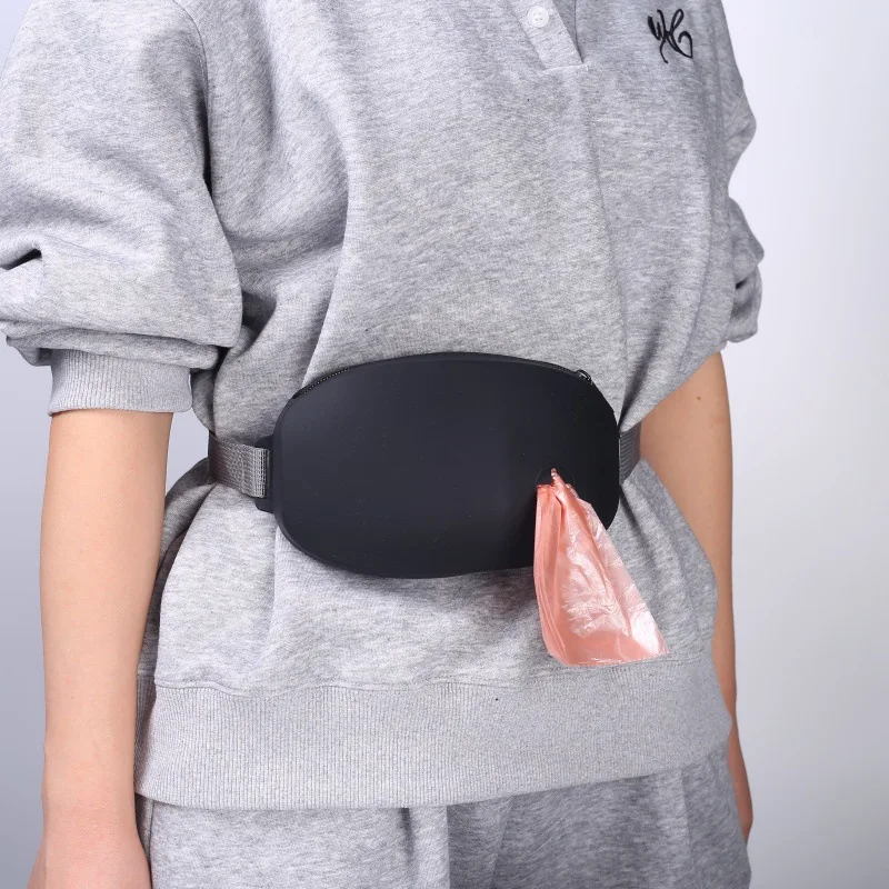 

Силиконовая сумка для хранения большой емкости, силиконовая поясная сумка для кормления домашних животных, портативная уличная тренировочная сумка для домашних животных, сумка для закусок