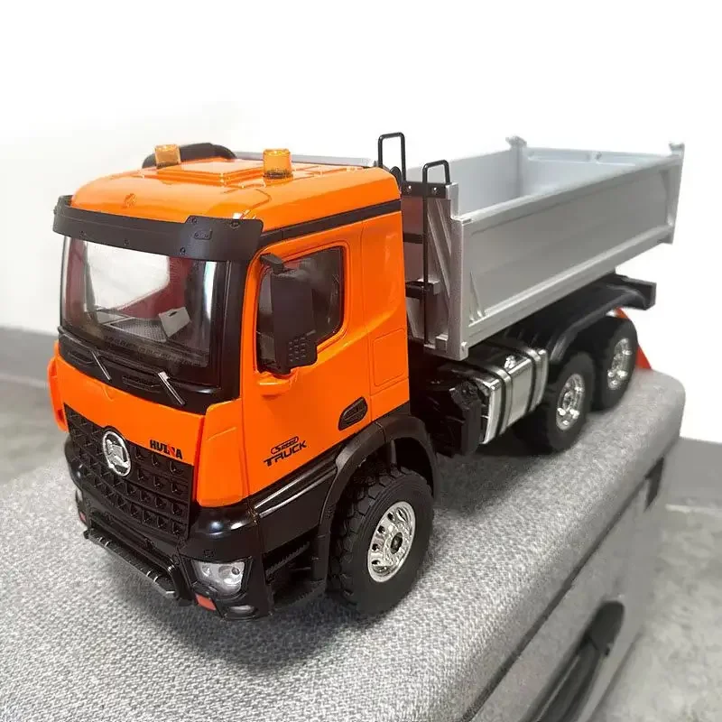 NEW Huina 1598 Full Scale 1:14 Fourteen Channel 2.4g Alloy Dump Truck Engineering Transport Vehicle Adult Remote Control Toy Car