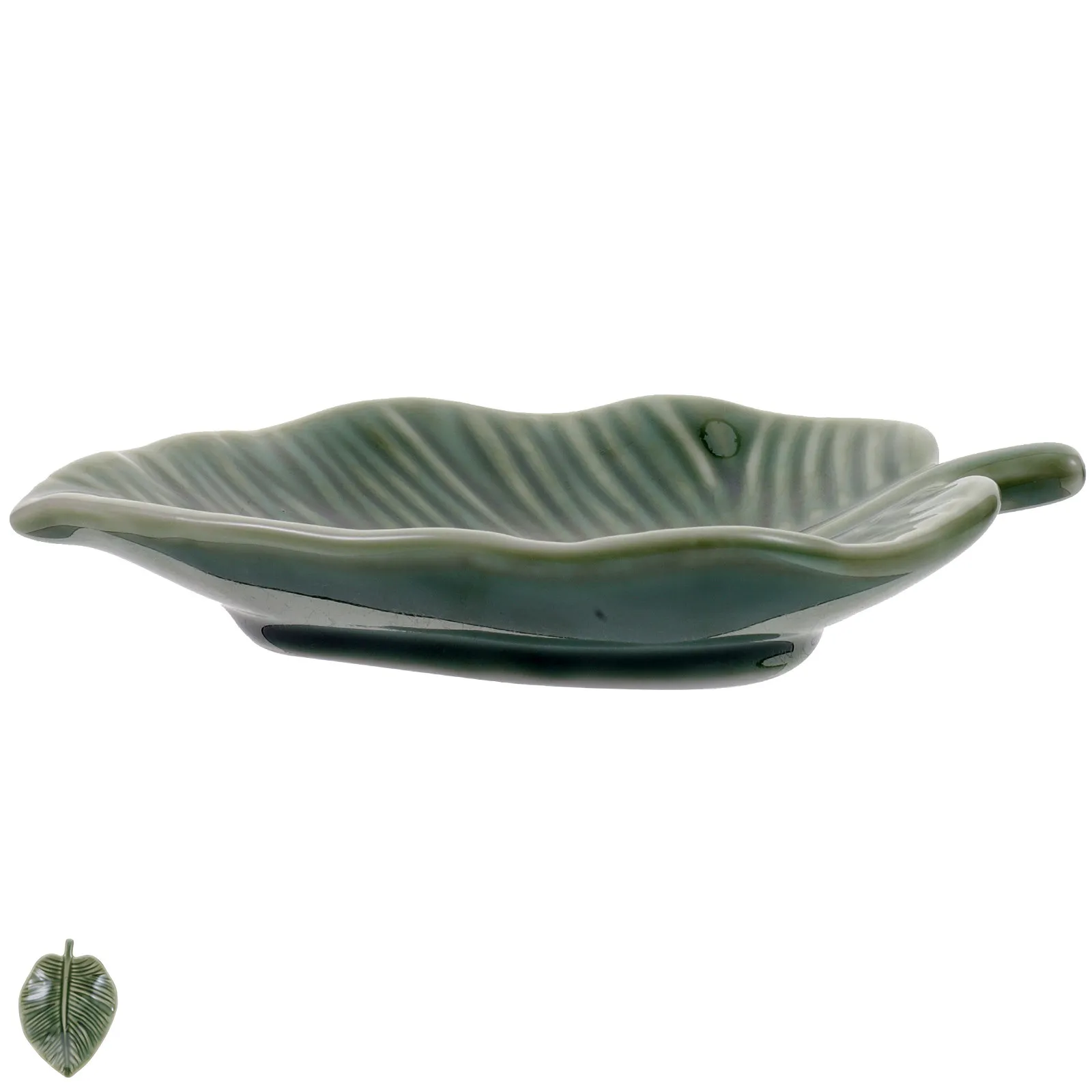 

Керамическая подставка для украшений в форме листа: органайзер для колец, серег, ожерелий, браслетов, ключница, настольный держатель, поднос для хранения мелочей