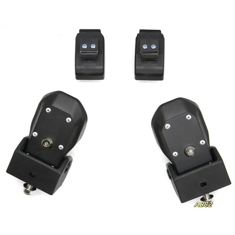 

2 Pair Locking Hood Catch Bonnet Latch With Key Kit Abs+Metal Durable And Anti-Rust For Wrangler Jl 2018-2020 MGO3